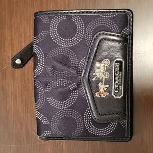 COACH Mini Black Wallet